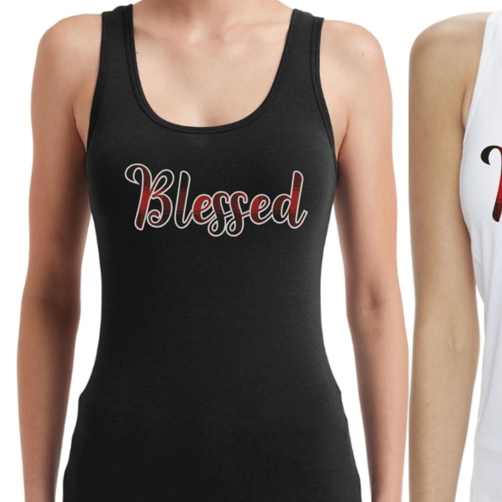Blessed Tank Top ( Black )